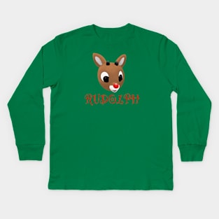 rudolph Kids Long Sleeve T-Shirt